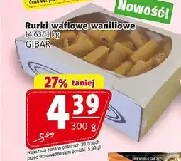 Prim Market Rurki waflowe waniliowe Gibar oferta