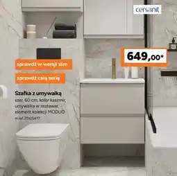 Bricoman Szafka z umywalką Cersanit oferta