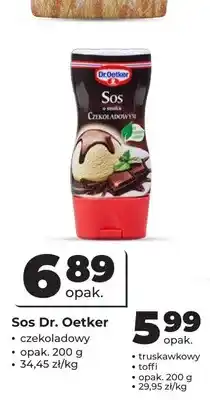Odido Sos o smaku toffi Dr. Oetker oferta