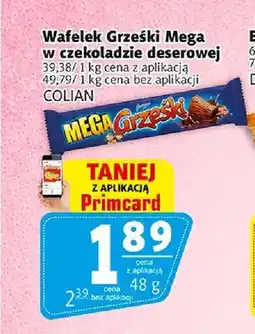 Prim Market Wafelek Grześki Mega w czekoladzie deserowej oferta