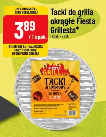 Tacki do grilla okrągłe Fiesta Grillesta