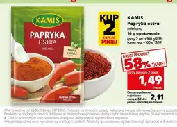 Kaufland Papryka ostra mielona Kamis oferta