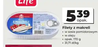 Odido Filety z makreli w oleju Fine Life oferta