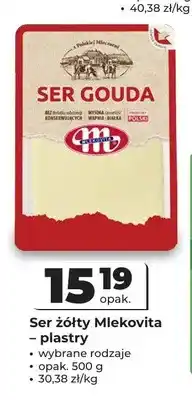 Odido Ser żółty Gouda Mlekovita plastry oferta
