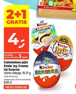 Czekoladowe jajko Kinder Joy