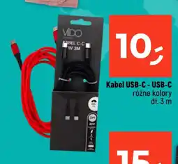 Dealz Kabel USB-C - USB-C VIDO 3 m oferta