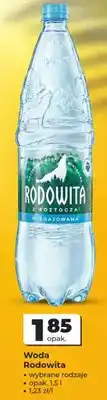 Odido Woda Rodowita niegazowana oferta