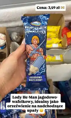 Dino Lody Koral He-Man jagodowo-wafelkowy oferta