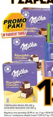 Kupiec Alpejskie Mleczko Milka o smaku waniliowym oferta