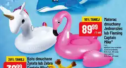 Polomarket Materac dmuchany Jednorożec lub Flaming Captain Mike oferta