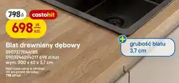 Castorama Blat drewniany dębowy oferta