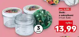 Kaufland Słoiki z zakrętkami 3-pak oferta
