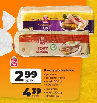 Odido Pieczywo tostowe pszenne Fine Life oferta