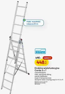 Castorama Drabina wielofunkcyjna Krause Corda 3x7 oferta