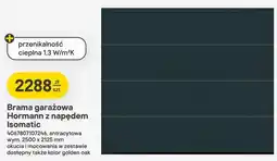 Castorama Brama garażowa Hormann z napędem Isomatic oferta
