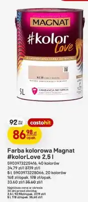 Castorama Farba kolorowa Magnat #kolorLove KL38 Kawa z mlekiem oferta