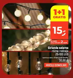 Dealz Girlanda solarna 20-100 LED oferta