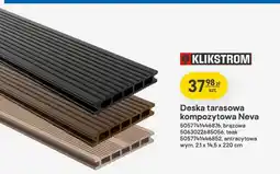 Castorama Deska tarasowa kompozytowa Klikstrom Neva oferta
