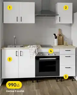Castorama Zestaw 5 szafek kuchennych oferta