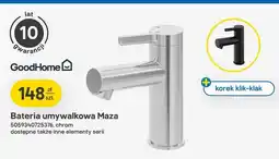 Castorama Bateria umywalkowa GoodHome Maza chrom oferta