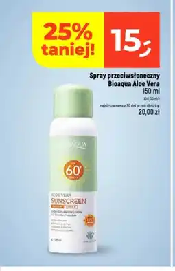 Dealz Spray przeciwsłoneczny Bioaqua Aloe Vera oferta