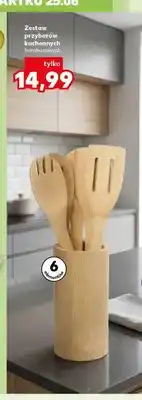Kaufland Zestaw przyborów kuchennych bambusowych 6 elementów oferta