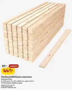 Castorama Deska podbitkowa sosnowa oferta