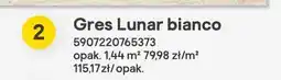 Castorama Gres Lunar bianco oferta