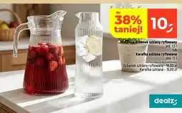 Dealz Dzbanek szklany ryflowany oferta