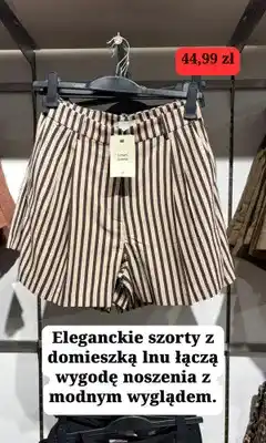 H&M Szorty z domieszką lnu H&M oferta