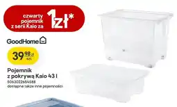 Castorama Pojemnik z pokrywą GoodHome Kaio oferta