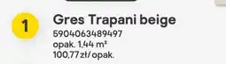 Castorama Gres Trapani beige oferta