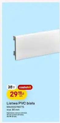 Castorama Listwa PVC biała oferta