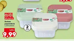 Kaufland Zestaw pojemników z pokrywkami BranQ 2-pak oferta
