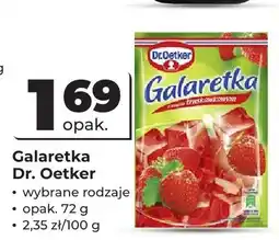 Odido Galaretka o smaku truskawkowym Dr. Oetker oferta