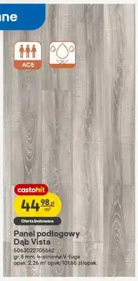 Castorama Panel podłogowy Dąb Vista gr. 8 mm AC5 oferta