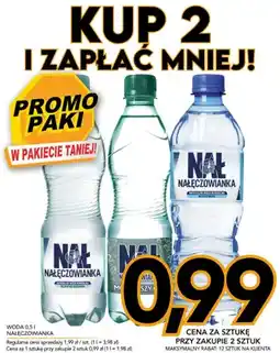 Kupiec Woda mineralna delikatnie gazowana Nałęczowianka oferta
