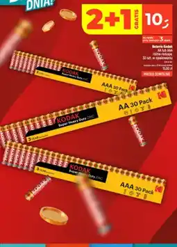 Dealz Baterie Kodak AA Super Heavy Duty ZINC 30-pak oferta
