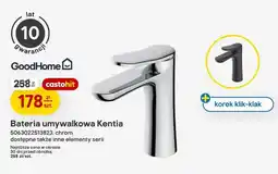 Castorama Bateria umywalkowa GoodHome Kentia chrom oferta