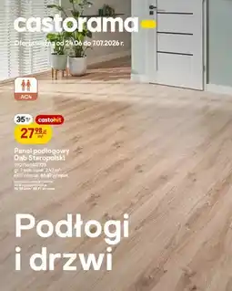 Castorama Panel podłogowy Dąb Staropolski 7 mm AC4 oferta
