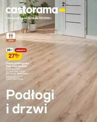 Castorama Panel podłogowy Dąb Staropolski 7 mm AC4 oferta