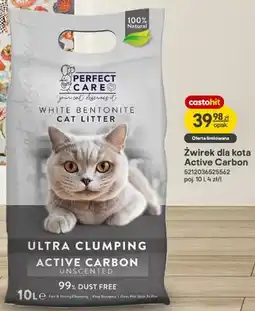 Castorama Żwirek dla kota Perfect Care Active Carbon oferta