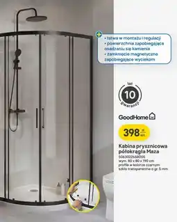 Castorama Kabina prysznicowa półokrągła GoodHome Maza oferta