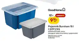Castorama Pojemnik GoodHome Burnham 15 l z pokrywą oferta