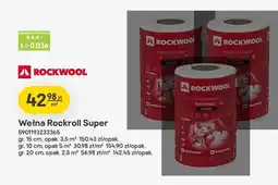 Castorama Wełna mineralna Rockwool Rockroll Super 15 cm oferta