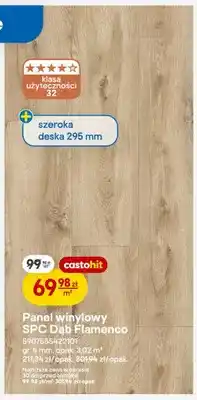Castorama Panel winylowy SPC Dąb Flamenco oferta