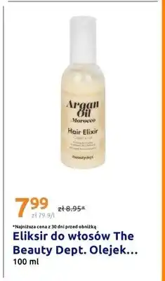 Action Eliksir do włosów The Beauty Dept. Olejek arganowy oferta