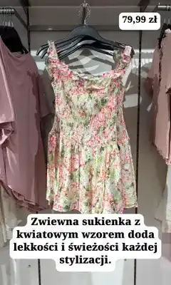 H&M Sukienka z kwiatowym wzorem H&M oferta