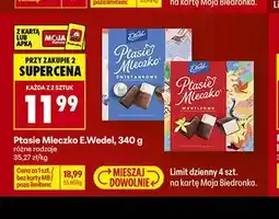 Biedronka Ptasie Mleczko E.Wedel Śmietankowe w czekoladzie mlecznej oferta