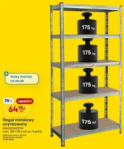 Castorama Regał metalowy ocynkowany oferta